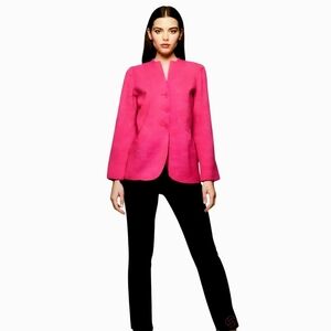 Christan Dior Pink Button Down Blazer Women's Size 10